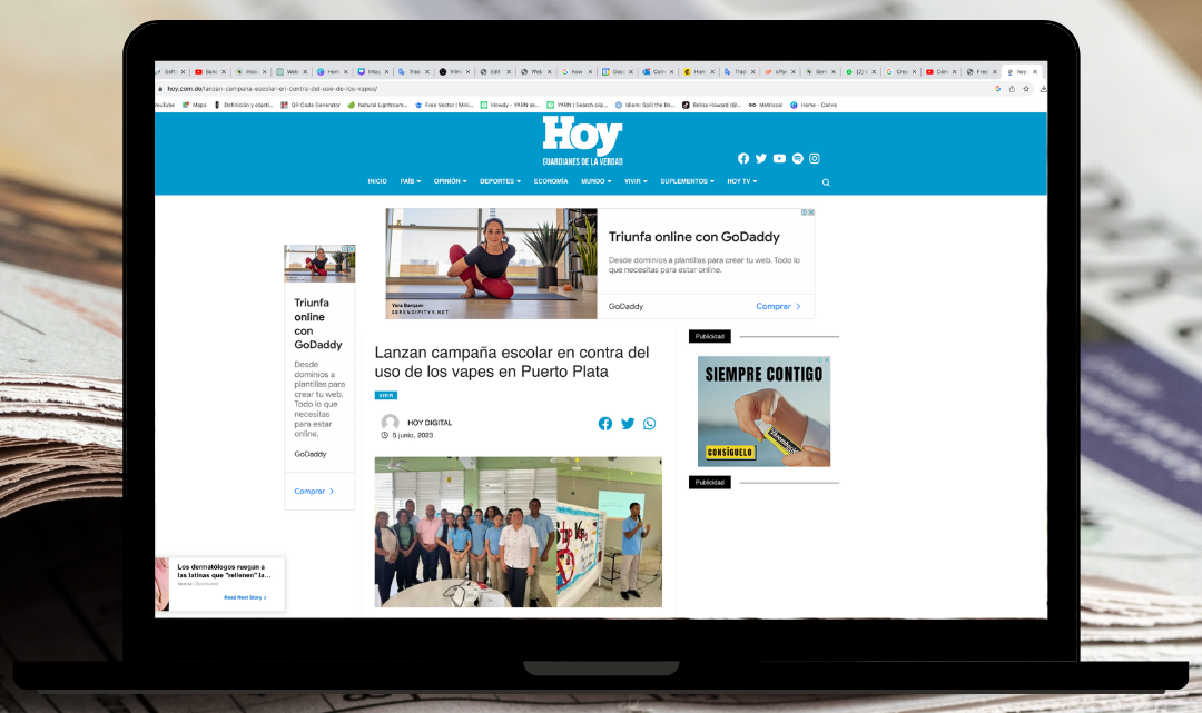 Web docente nota de prensa
